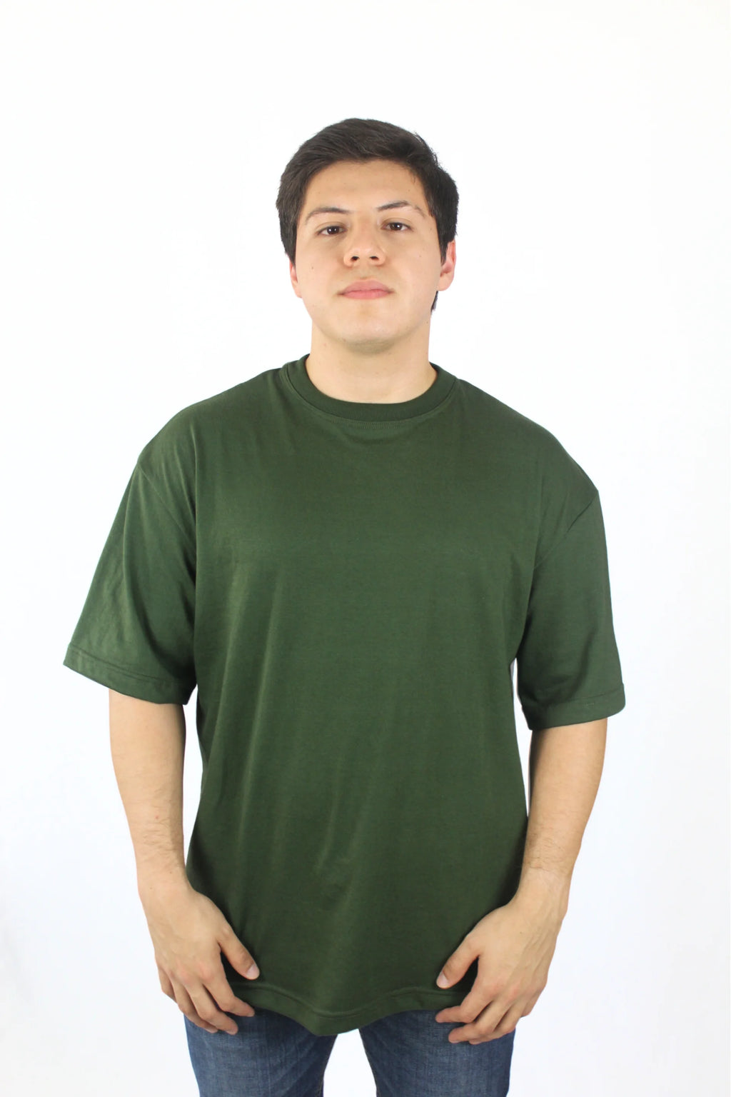 ARMY GREEN 200 GSM OVERSIZE