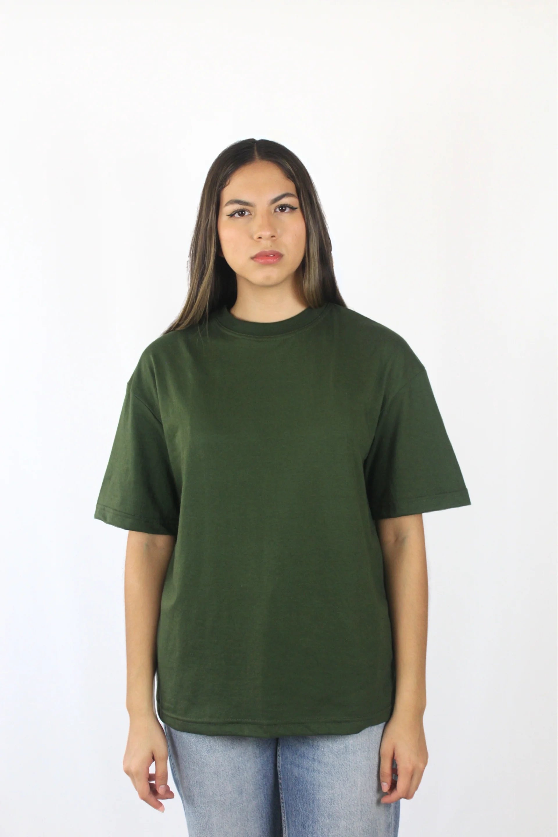 ARMY GREEN 200 GSM OVERSIZE