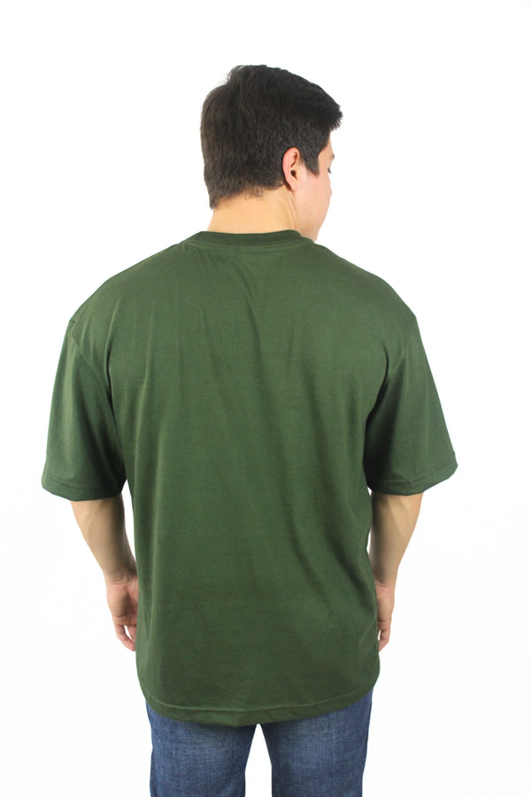 ARMY GREEN 200 GSM OVERSIZE