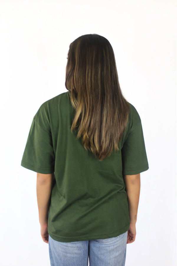 ARMY GREEN 200 GSM OVERSIZE