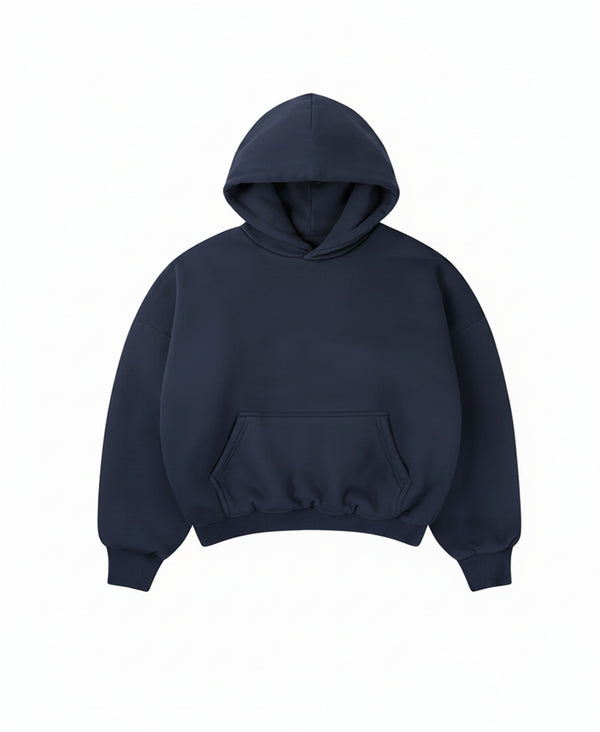 HOODIE HEAVYWEIGHT PREMIUM NAVY OVERSIZE
