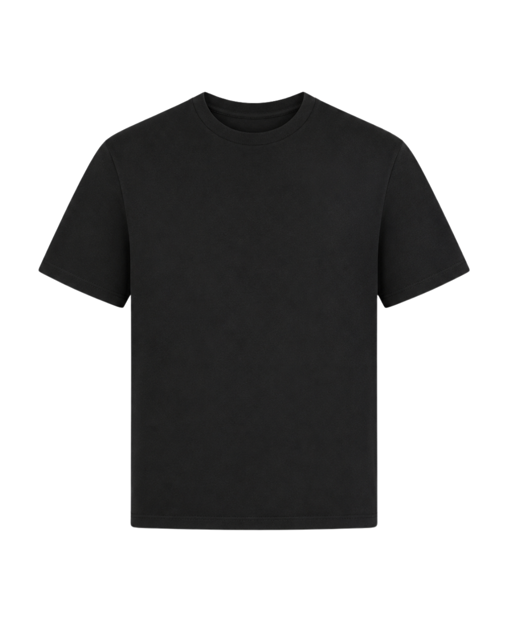 BLACK 160 GSM REGULAR FIT