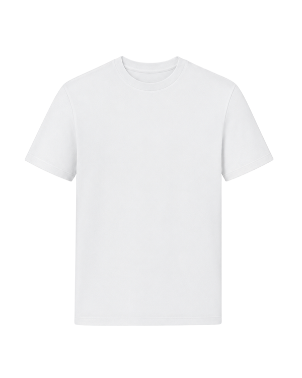 WHITE 160 GSM REGULAR FIT