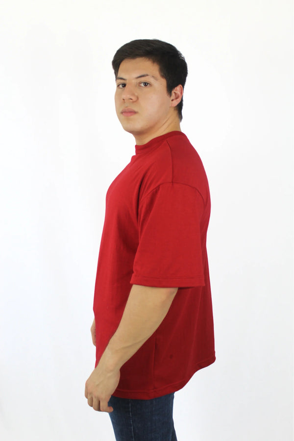 RED 200 GSM OVERSIZE