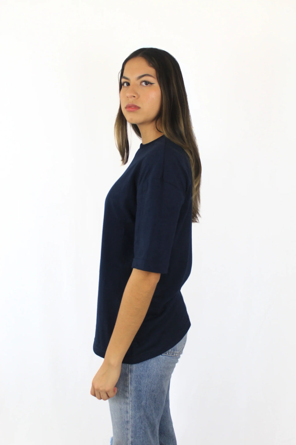 LIGHT NAVY BLUE 200 GSM OVERSIZE