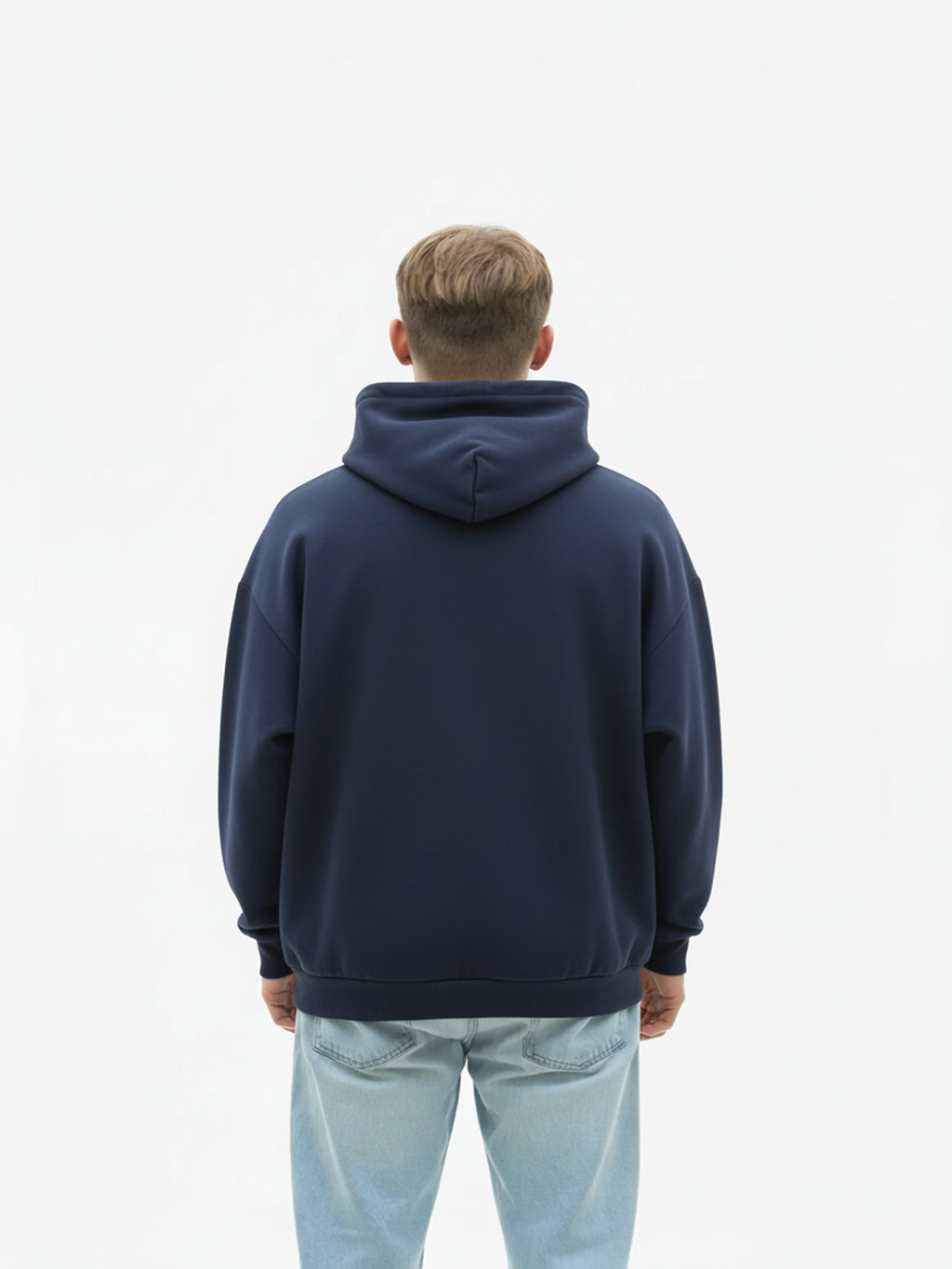 HOODIE HEAVYWEIGHT PREMIUM NAVY OVERSIZE