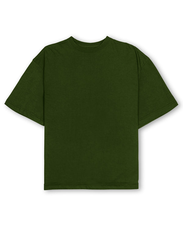 ARMY GREEN 200 GSM OVERSIZE