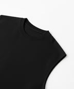 TANK TOP BLACK 250 GSM OVERSIZE