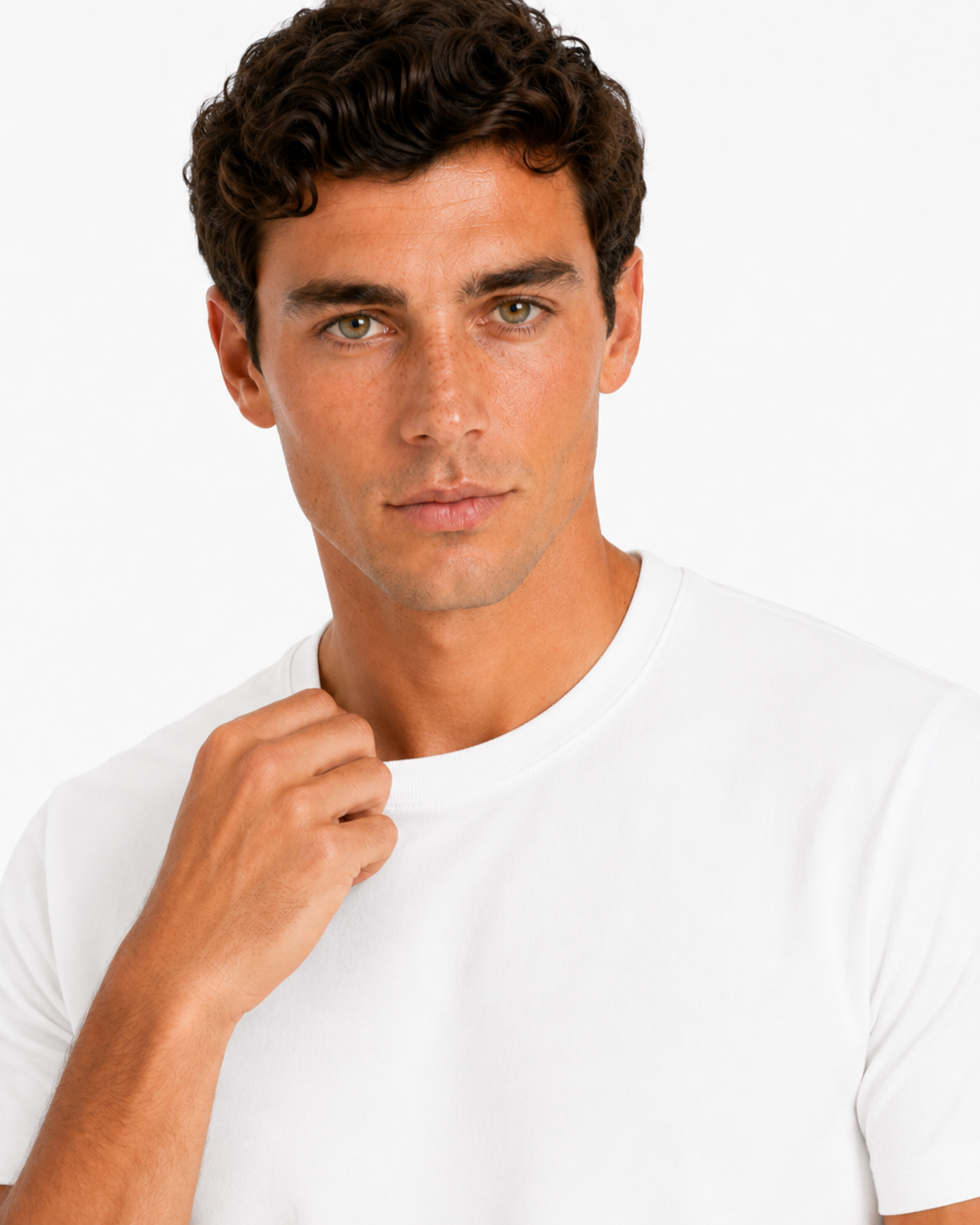WHITE 160 GSM REGULAR FIT