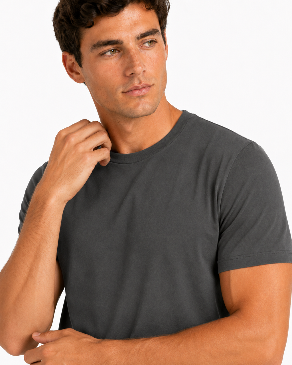 CARBON BLACK 160 GSM REGULAR FIT