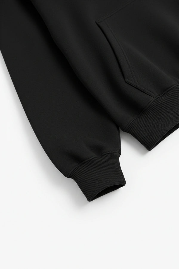 HOODIE HEAVYWEIGHT PREMIUM BLACK OVERSIZE