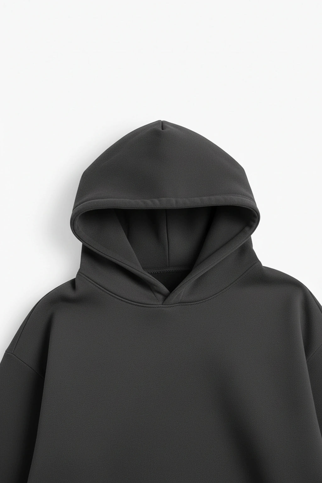 HOODIE HEAVYWEIGHT PREMIUM CARBON BLACK OVERSIZE